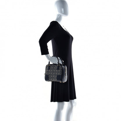 Loewe Jacquard Anagram Calfskin Amazona 19 Black Navy 2 of 17