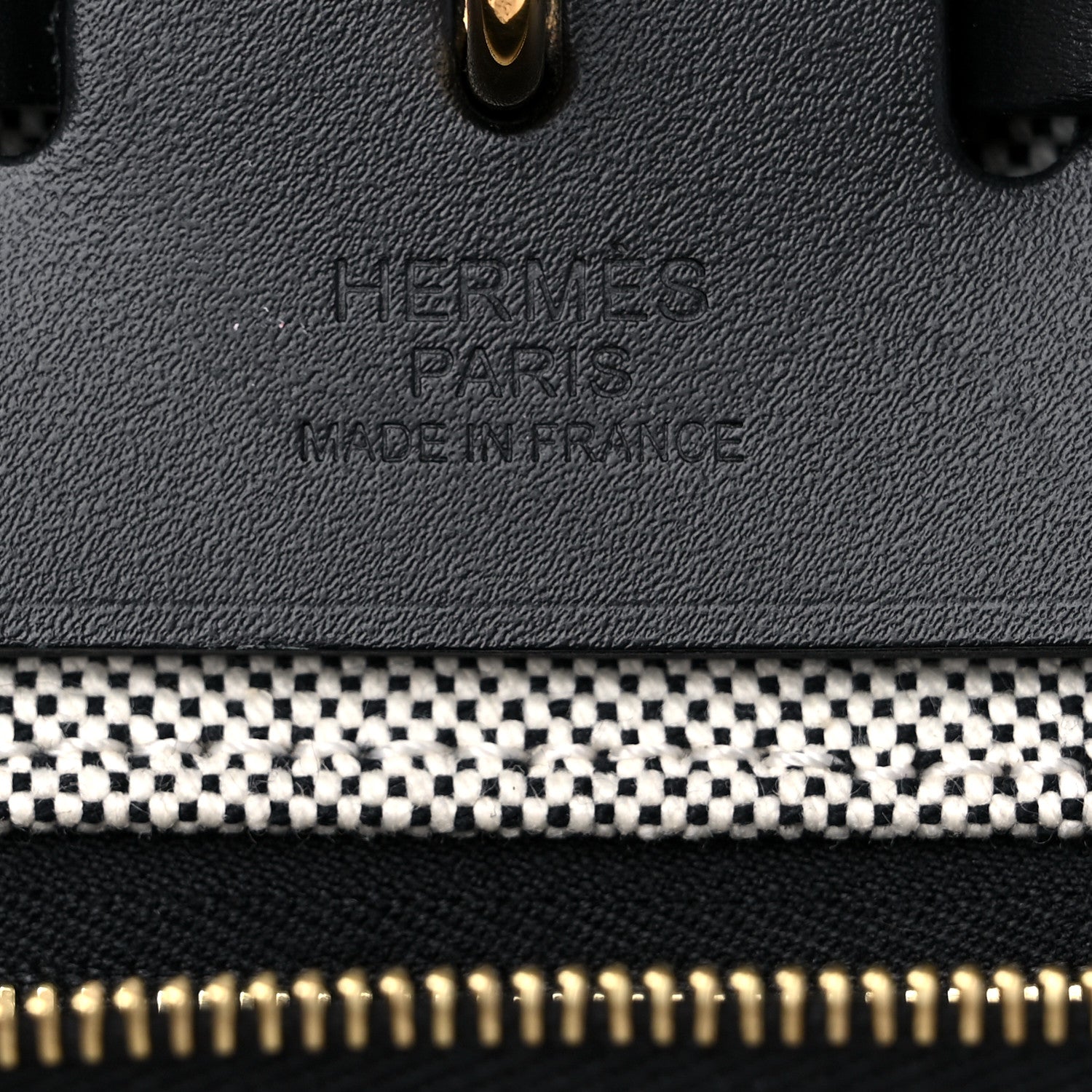 Hermes H Plume Canvas Vache Hunter Circuit 24 Herbag Zip Retourne 31 Black Ecru 6 of 12