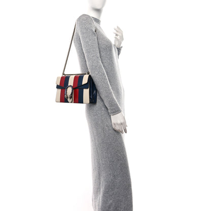Gucci Goatskin Enamel Small Dionysus Shoulder Bag Red Blue White 2 of 11