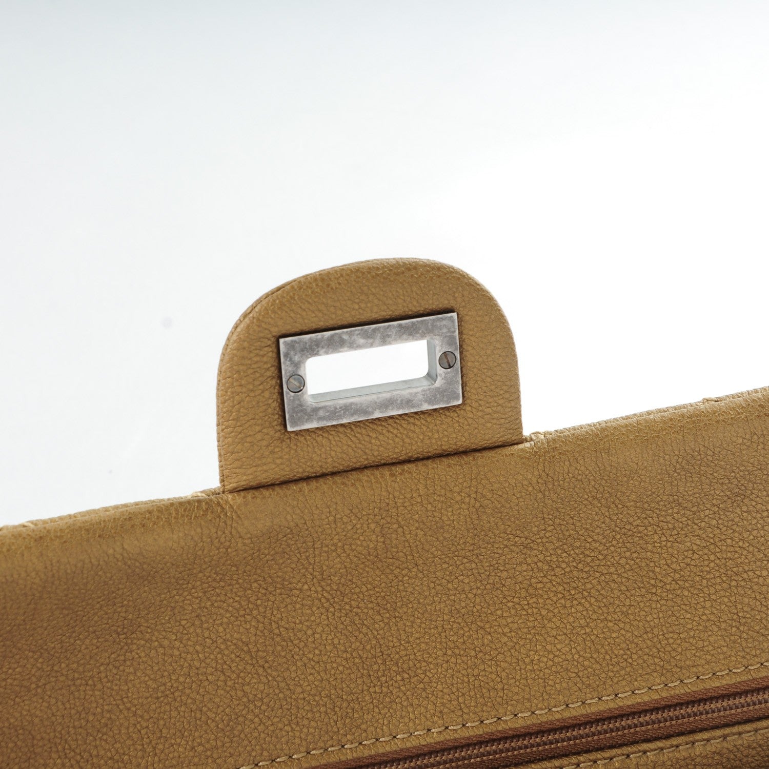 Chanel Metallic Calfskin Quilted 2.55 Reissue 225 Flap Dark Gold 6 of 8