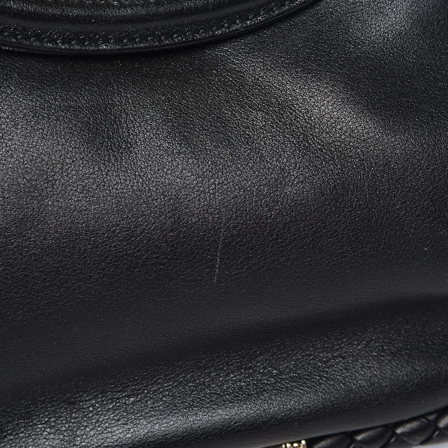 Gucci Calfskin Medium Britt Tassel Shoulder Bag Black 12 of 15