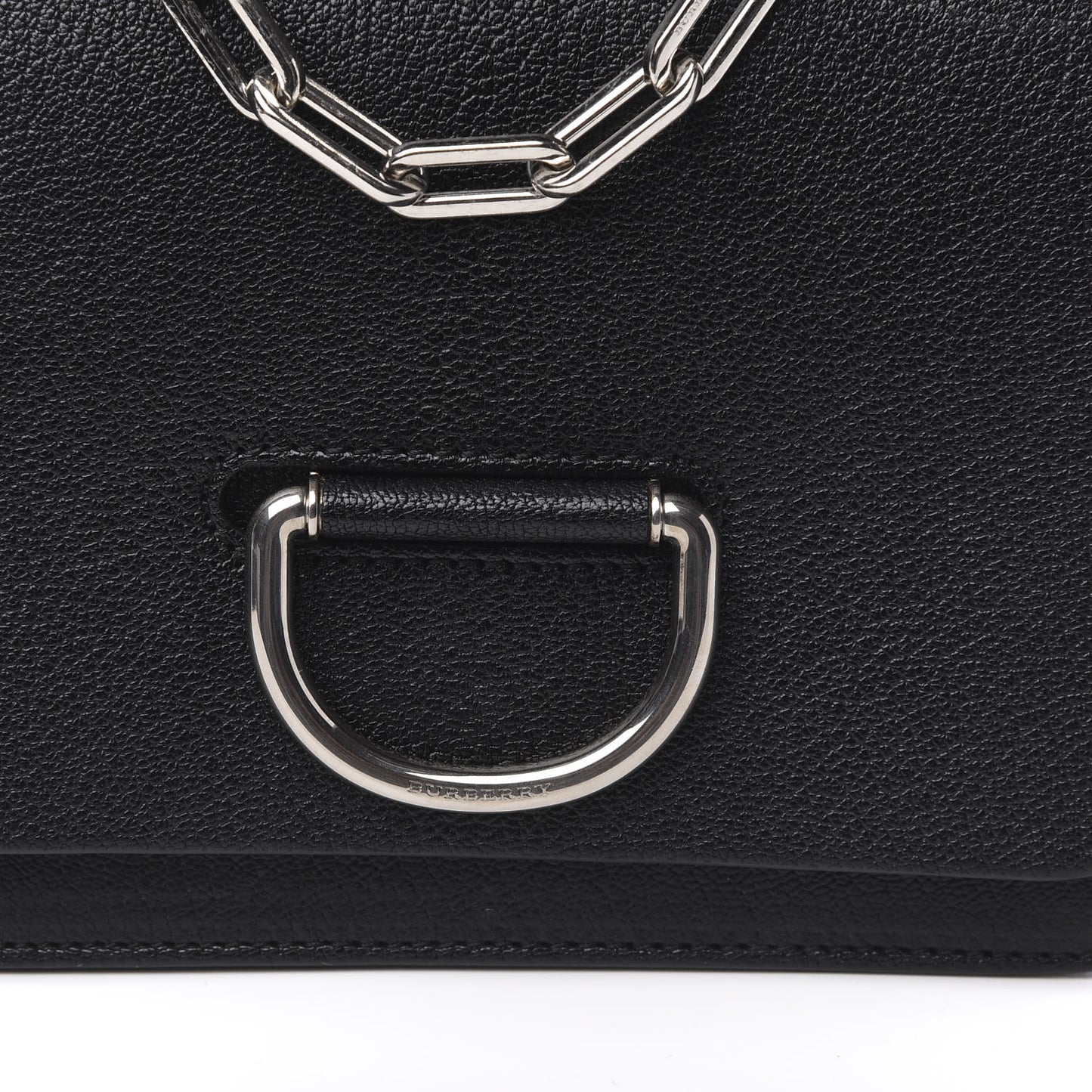 Goatskin Small D-Ring Bag Black