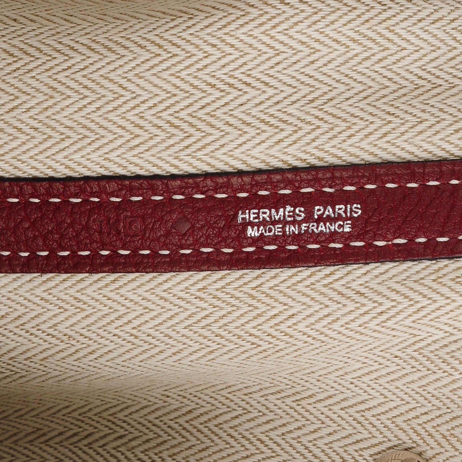Hermes Negonda Garden Party 36 MM Rouge H 6 of 7