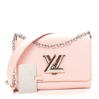 Louis Vuitton Epi Twist Shoulder Bag MM Rose Ballerine 2 of 9