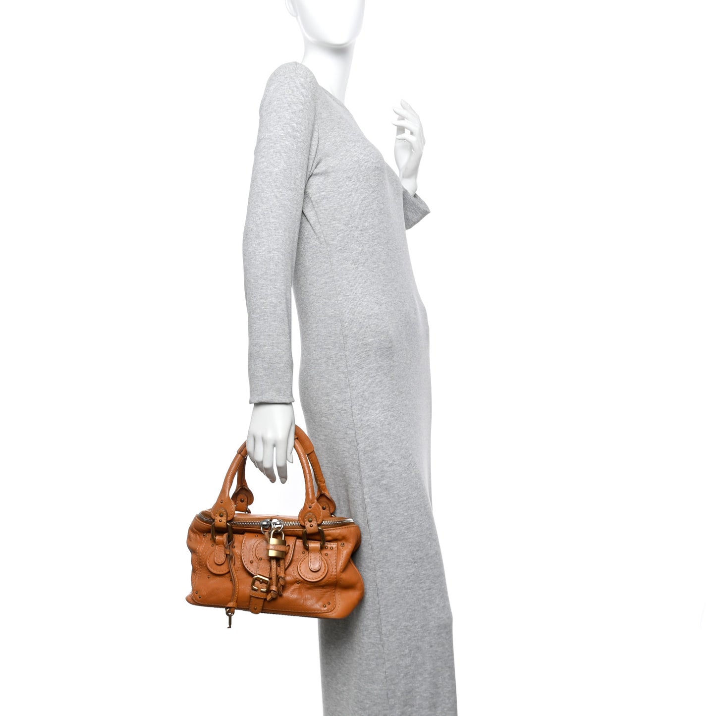 Calfskin Small Paddington Vanity Case Naturel