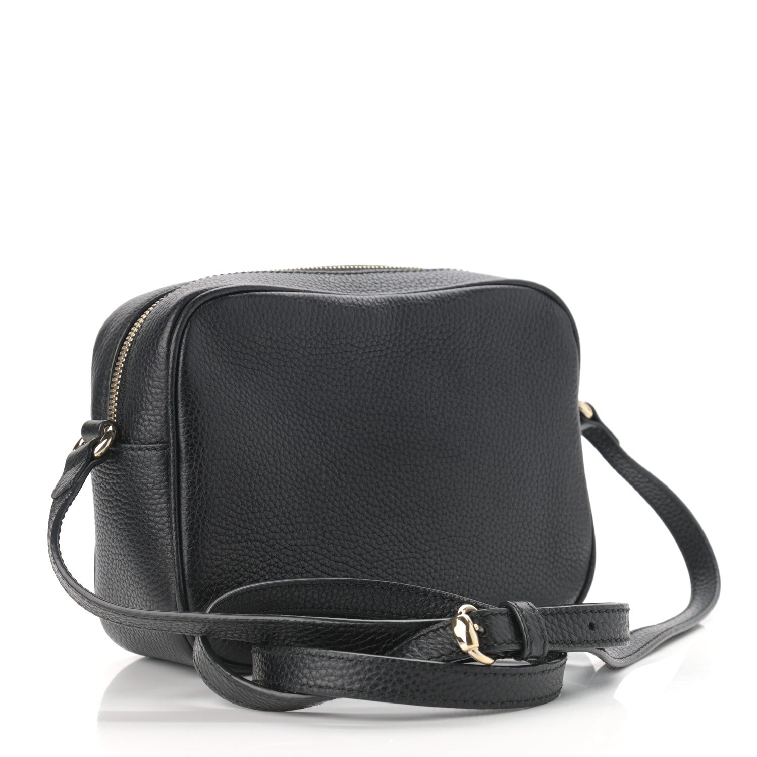 Gucci Pebbled Calfskin Small Soho Disco Bag Black 3 of 15