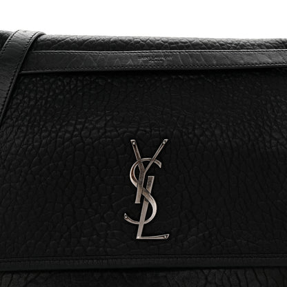 Saint Laurent Grained Lambskin Monogram Large Niki Chain Satchel Black 9 of 13