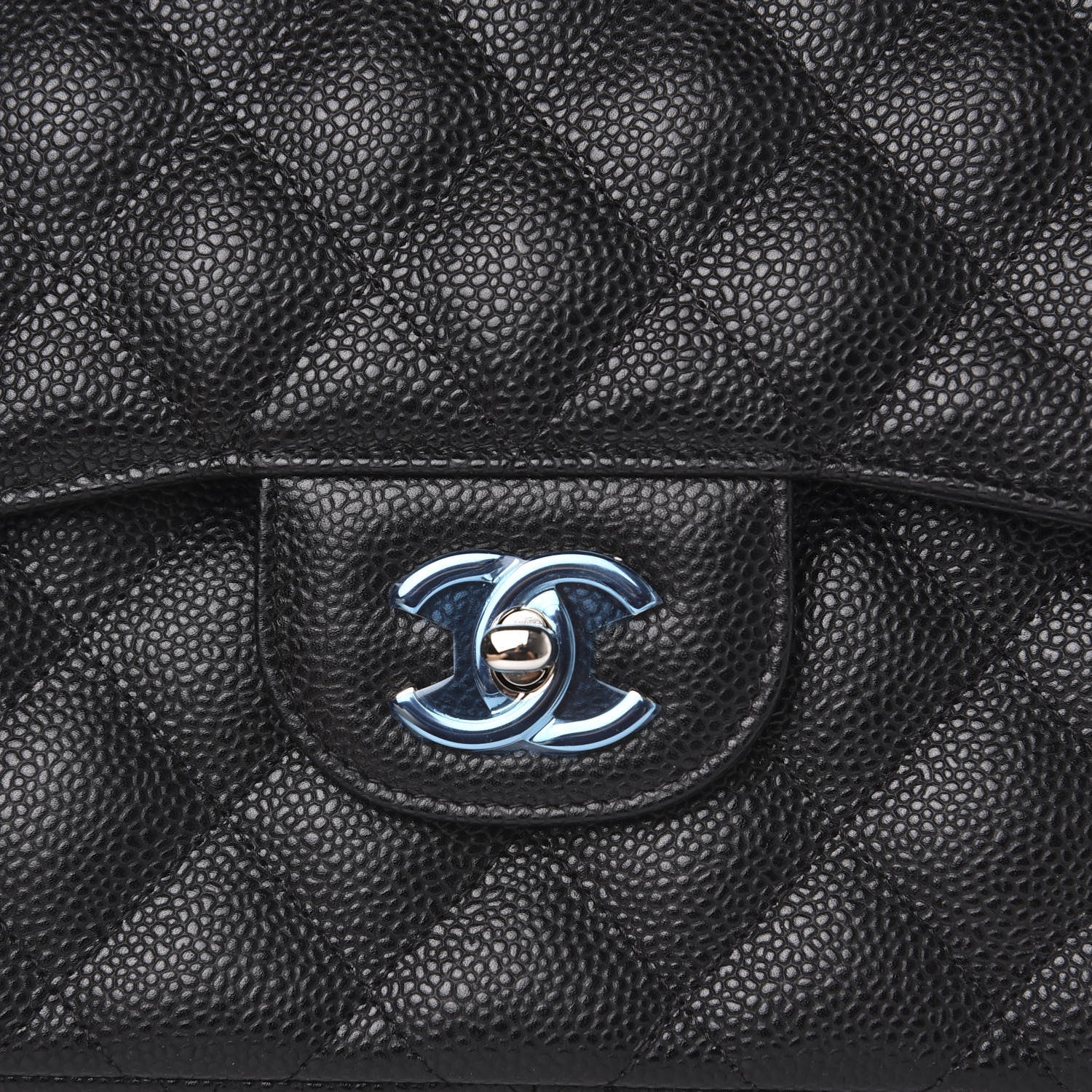 Chanel Caviar Quilted Jumbo Double Flap Black 10 of 11