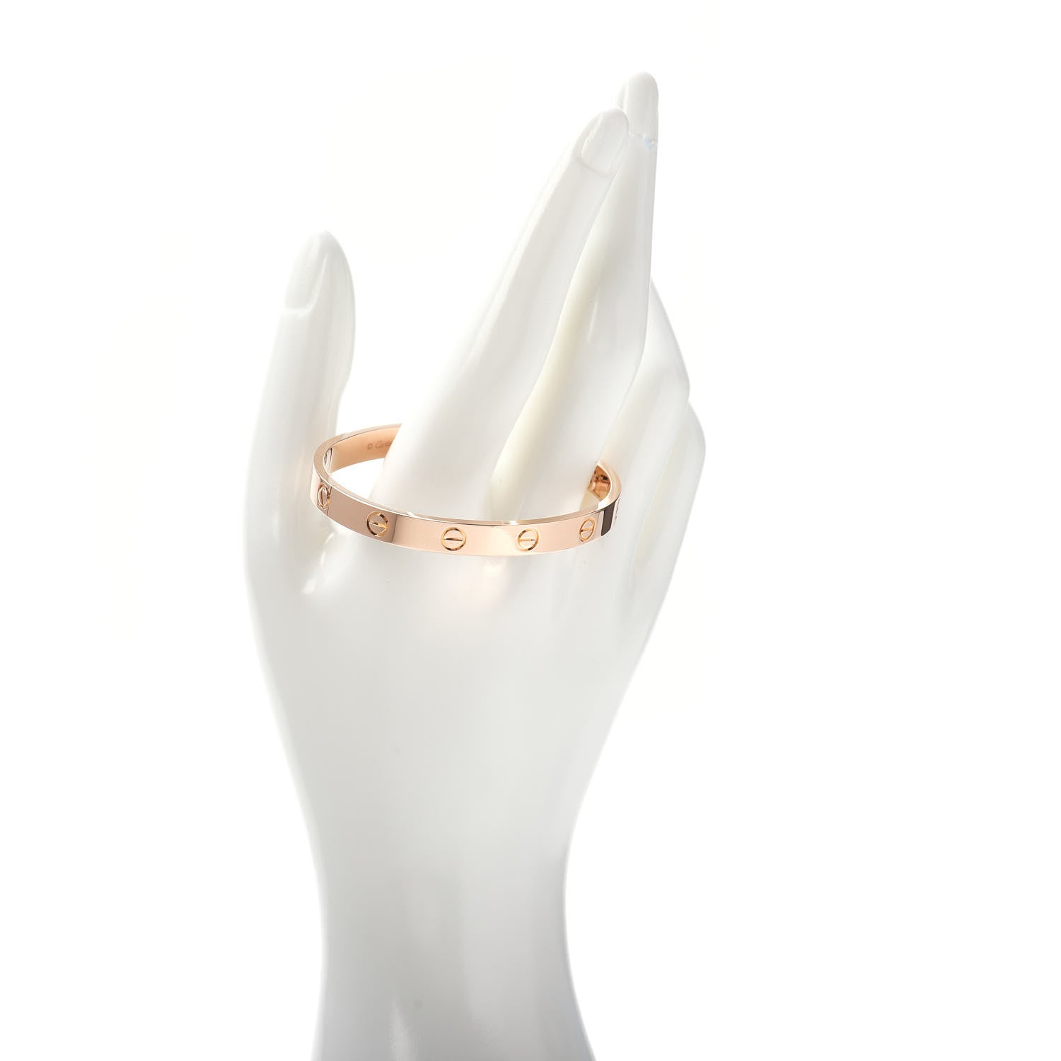 Cartier 18K Pink Gold LOVE Bracelet 16 2 of 5