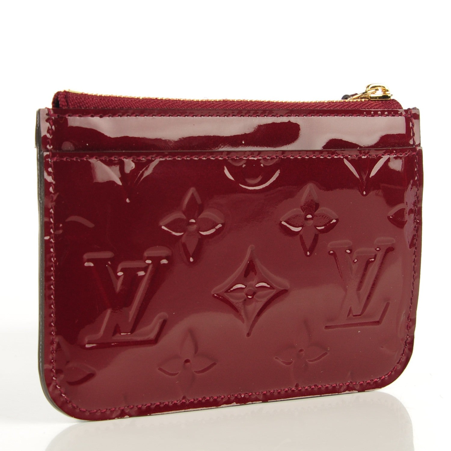 Louis Vuitton Vernis Key Pouch Griotte 3 of 7