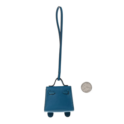 Hermes Tadelakt Chevre Mysore Kelly Quelle Idole Bag Charm Bleu Izmir Jaune Bourgeon Bleu Brume Vert Bosphore 2 of 4