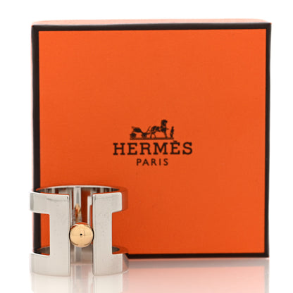 Hermes Palladium Perle Scarf Ring 4 of 4