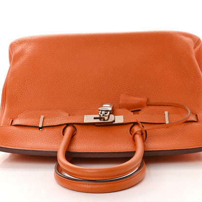 Hermes Togo Birkin 35 Orange 11 of 34