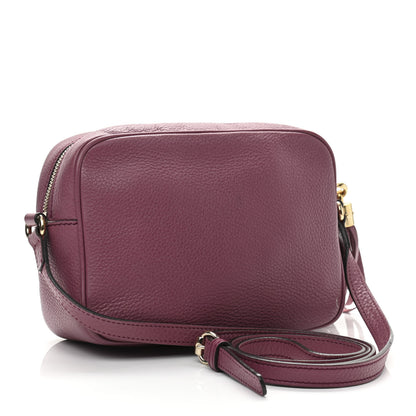 Gucci Pebbled Calfskin Small Soho Disco Bag Peonia Flower 4 of 14