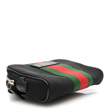 Gucci Canvas Web Slim Belt Bag Black 4 of 10