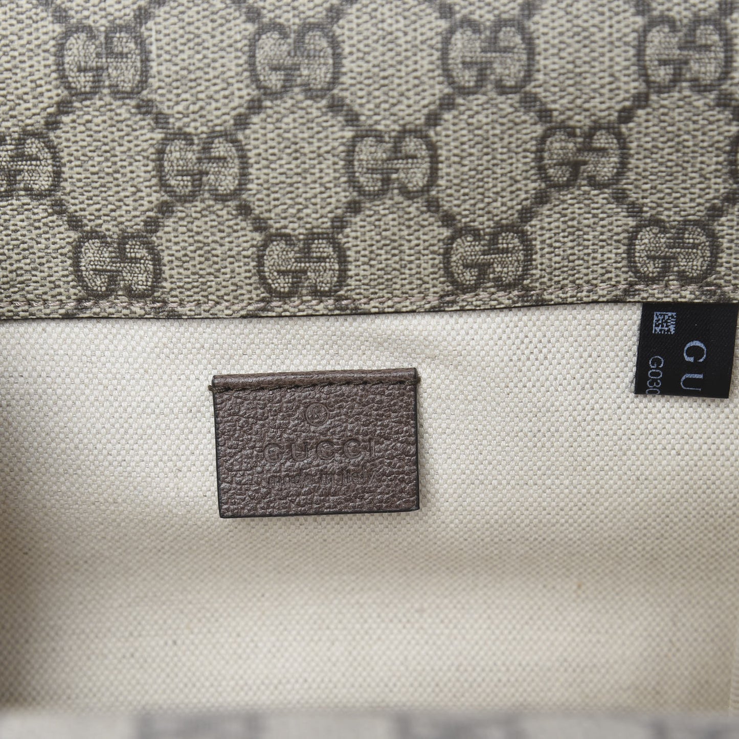 GG Supreme Monogram Web Small Neo Vintage Double Flap Messenger Bag Beige New Acero