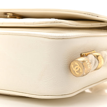 Chanel Crumpled Calfskin En Vogue Rope Flap White 10 of 11