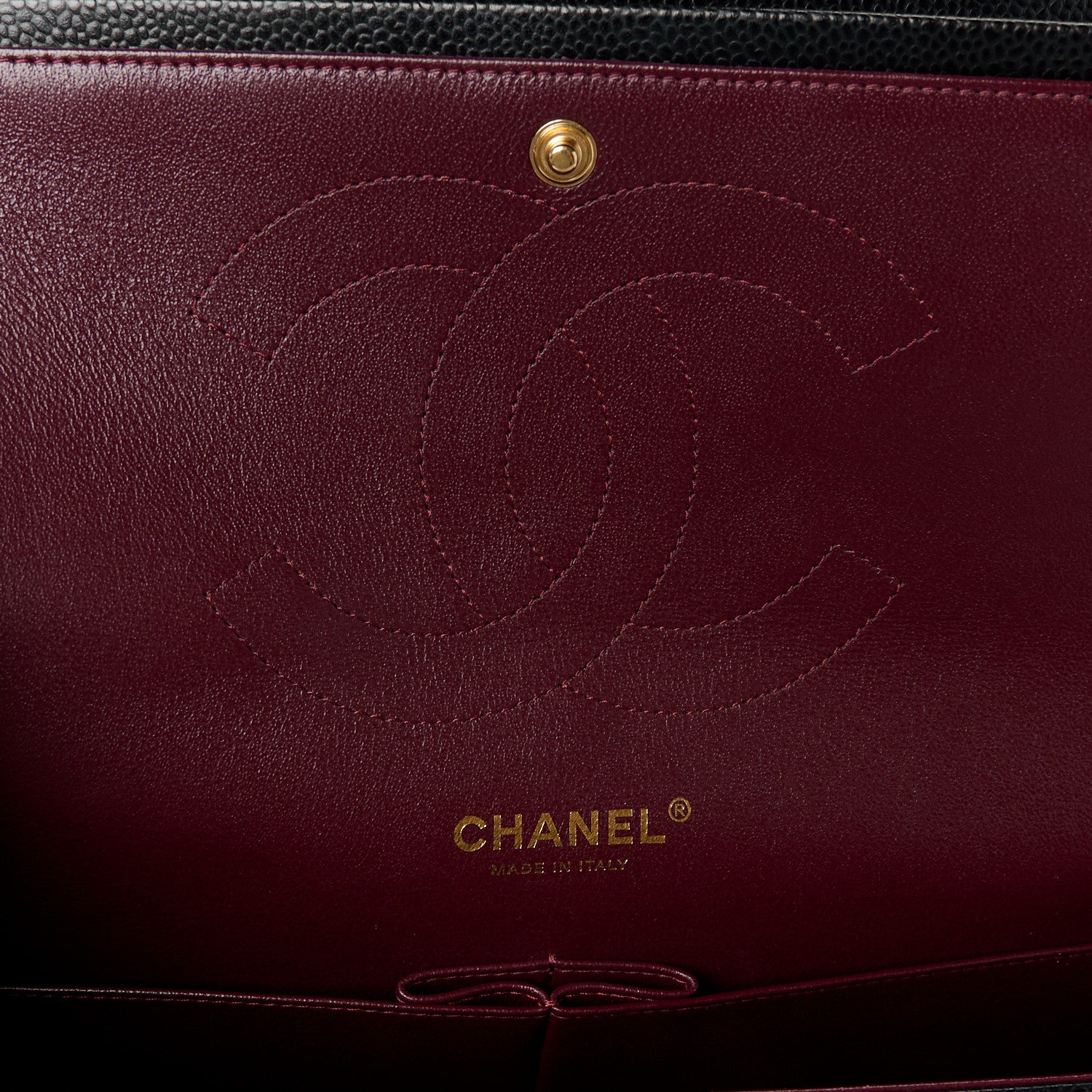 Chanel Caviar Quilted Jumbo Double Flap Black 6 of 12