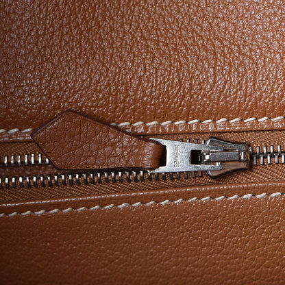 Hermes Taurillon Clemence Birkin 35 Gold 23 of 31