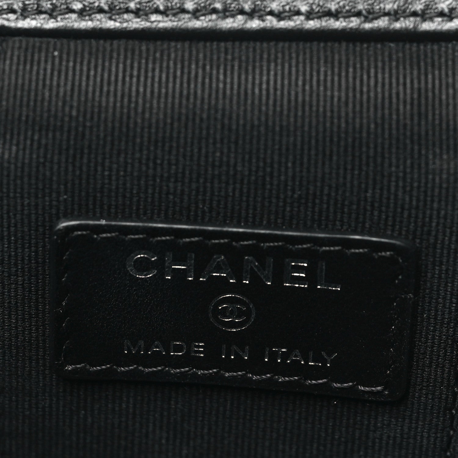 Chanel Caviar Quilted Mini Vanity Case With Chain Black 6 of 11