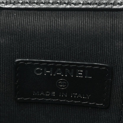 Chanel Caviar Quilted Mini Vanity Case With Chain Black 6 of 11