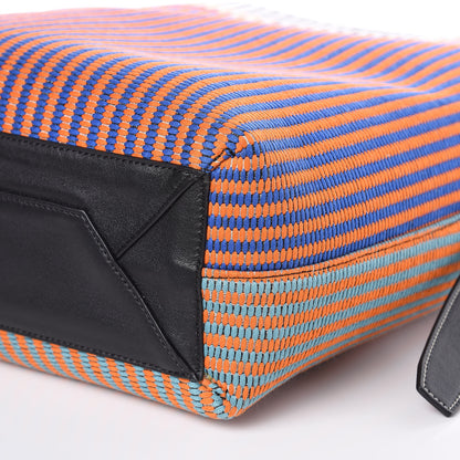Celine Woven Canvas Small Twisted Cabas Multicolor 8 of 9