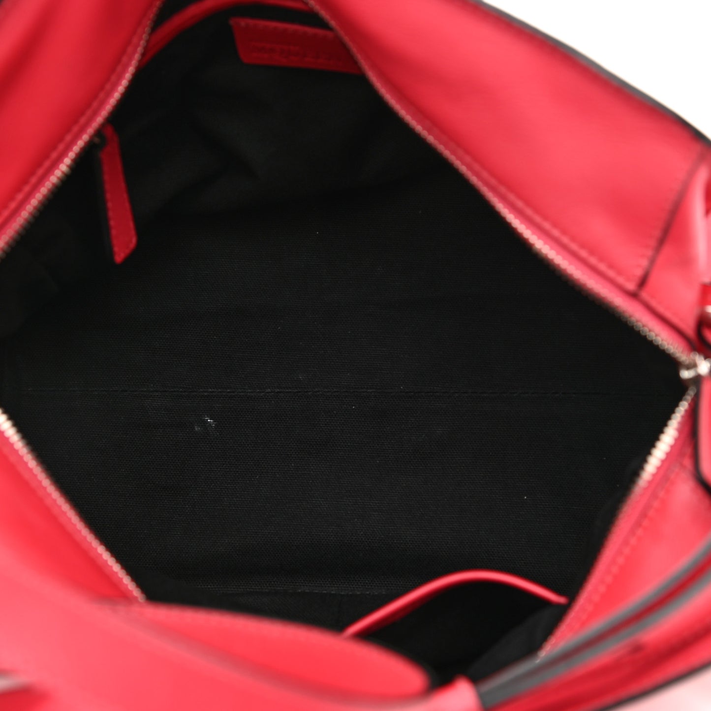 Pebbled Calfskin Small Skull Padlock Zip Around Tote Pink