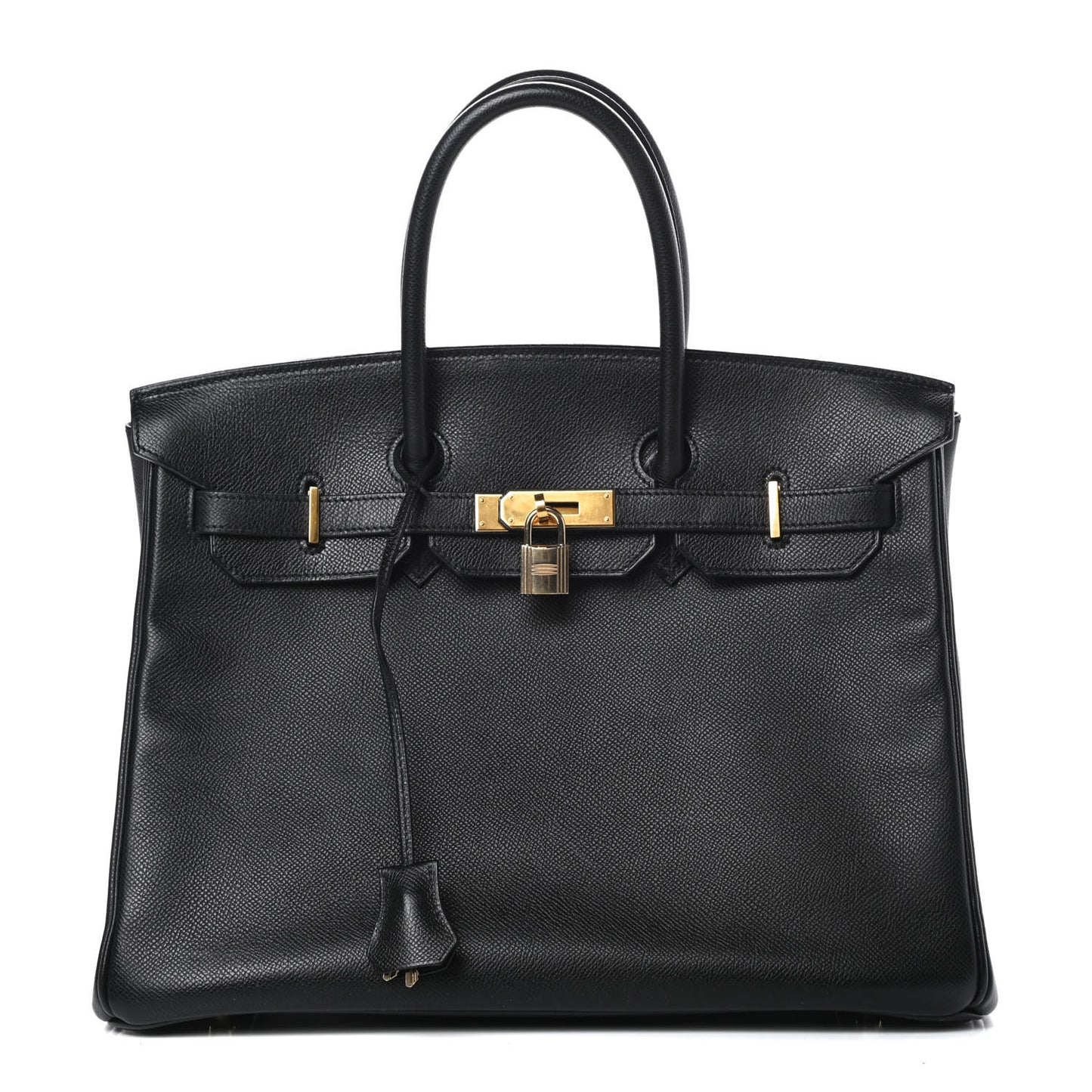 Epsom Birkin 35 Black