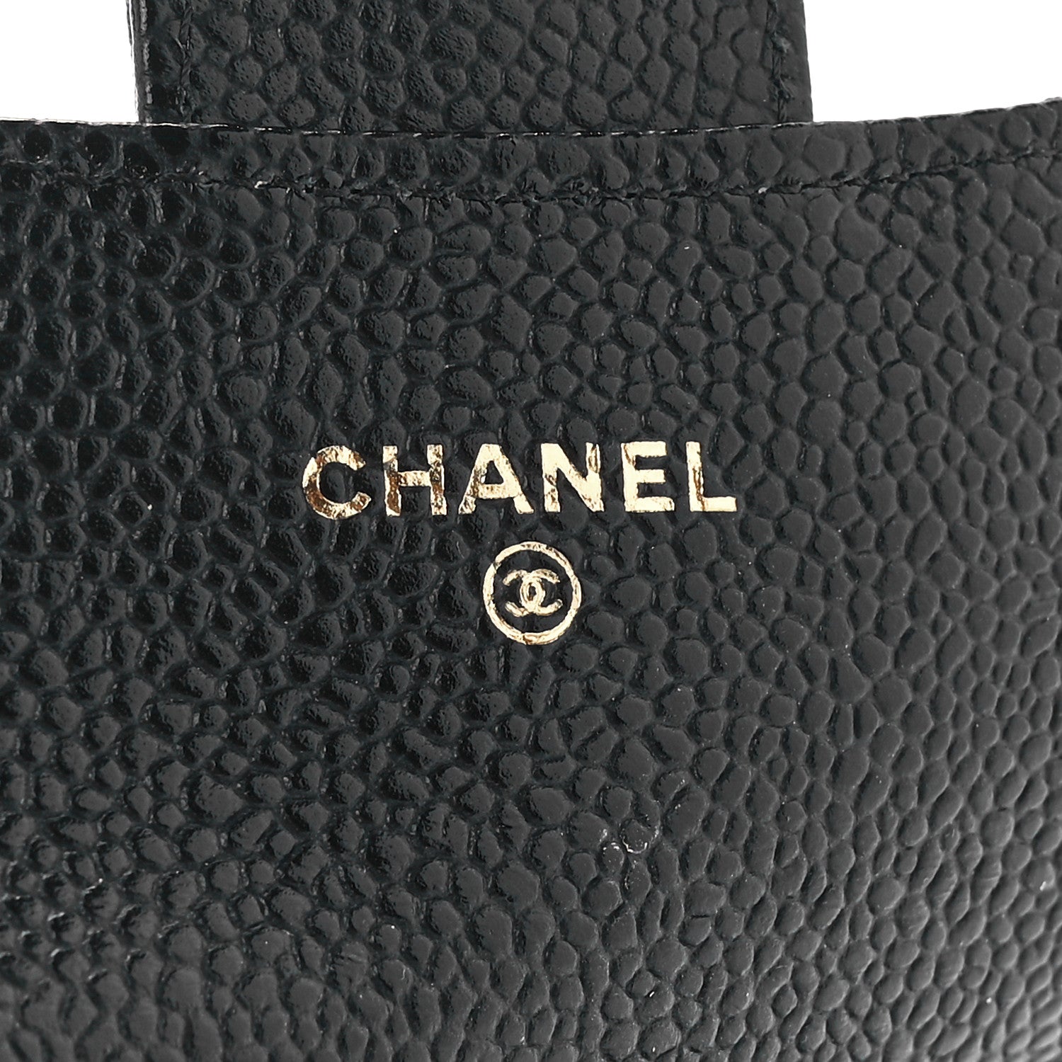 Chanel Caviar Quilted Flap Card Holder Wallet Black 6 of 13