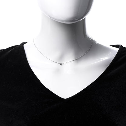 Cartier 18K White Gold Diamond XS D'Amour Pendant Necklace 2 of 6
