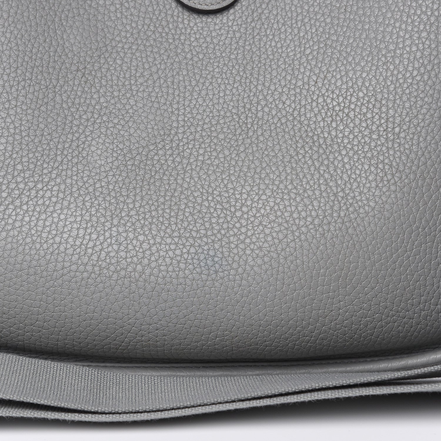 Hermes Taurillon Clemence Evelyne III PM Gris Mouette 12 of 17