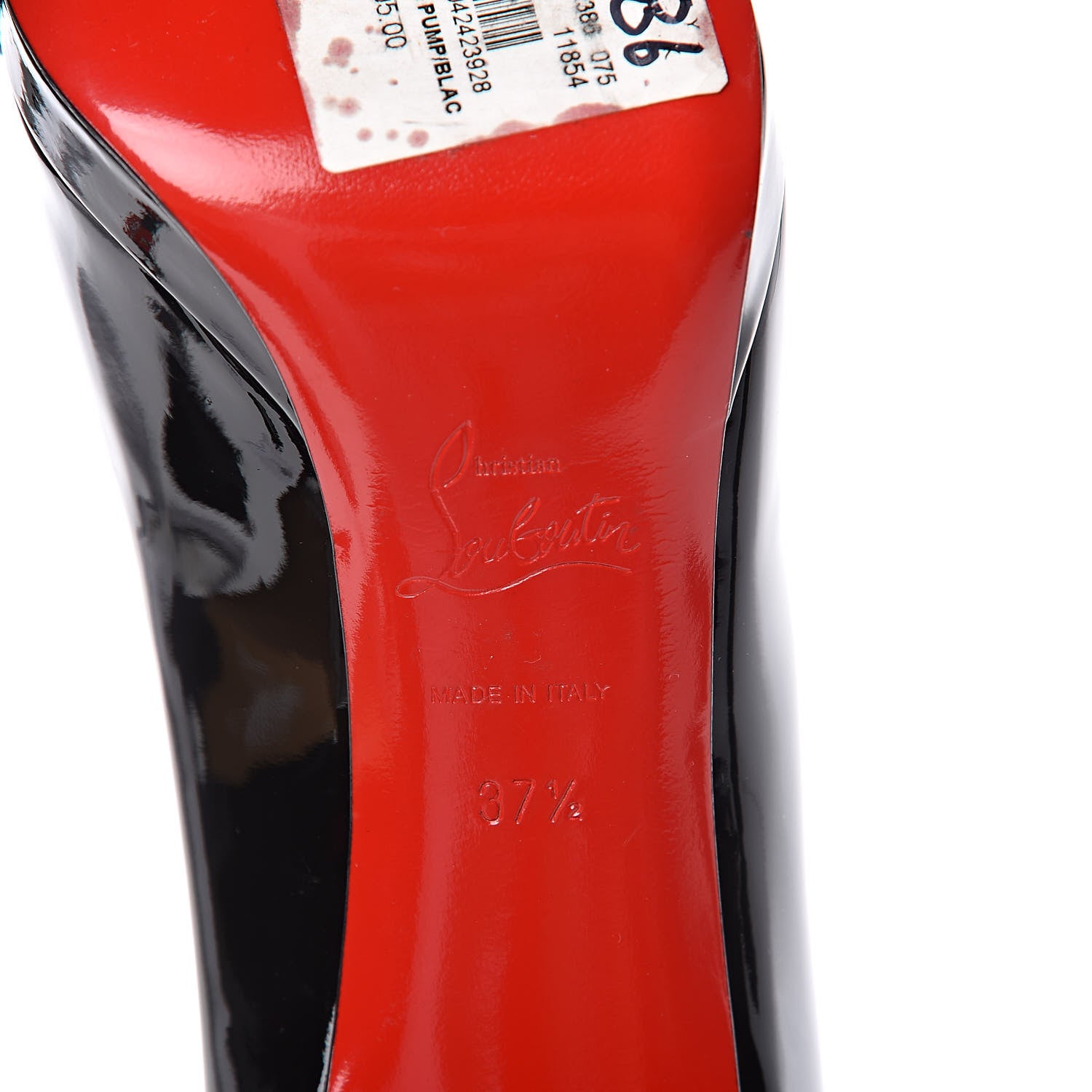 Christian Louboutin Patent New Simple 100 Pumps 37.5 Black 6 of 9