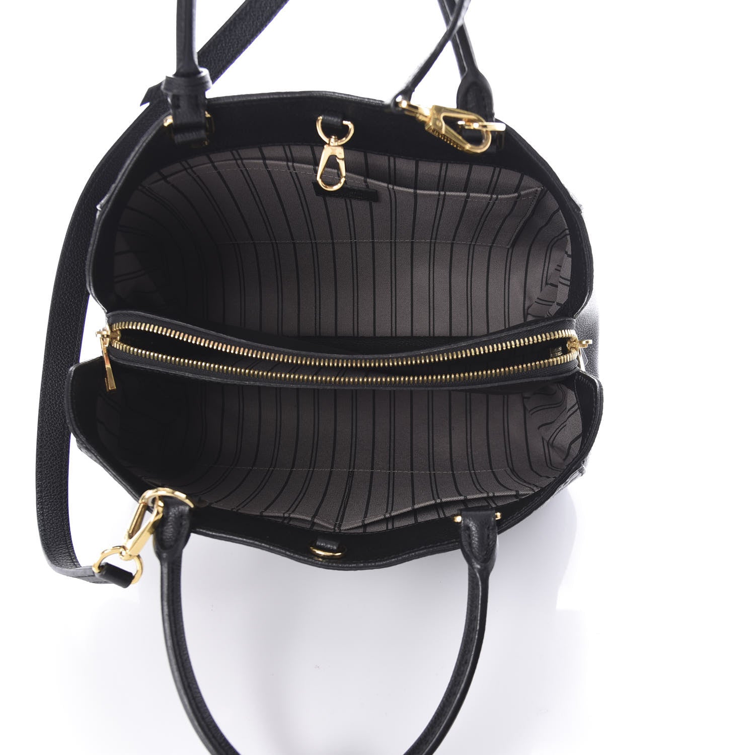 Louis Vuitton Empreinte Montaigne MM Black 5 of 9