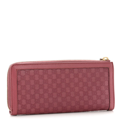 Gucci Microguccissima Sukey Zip Around Wallet Vintage Rose 3 of 11