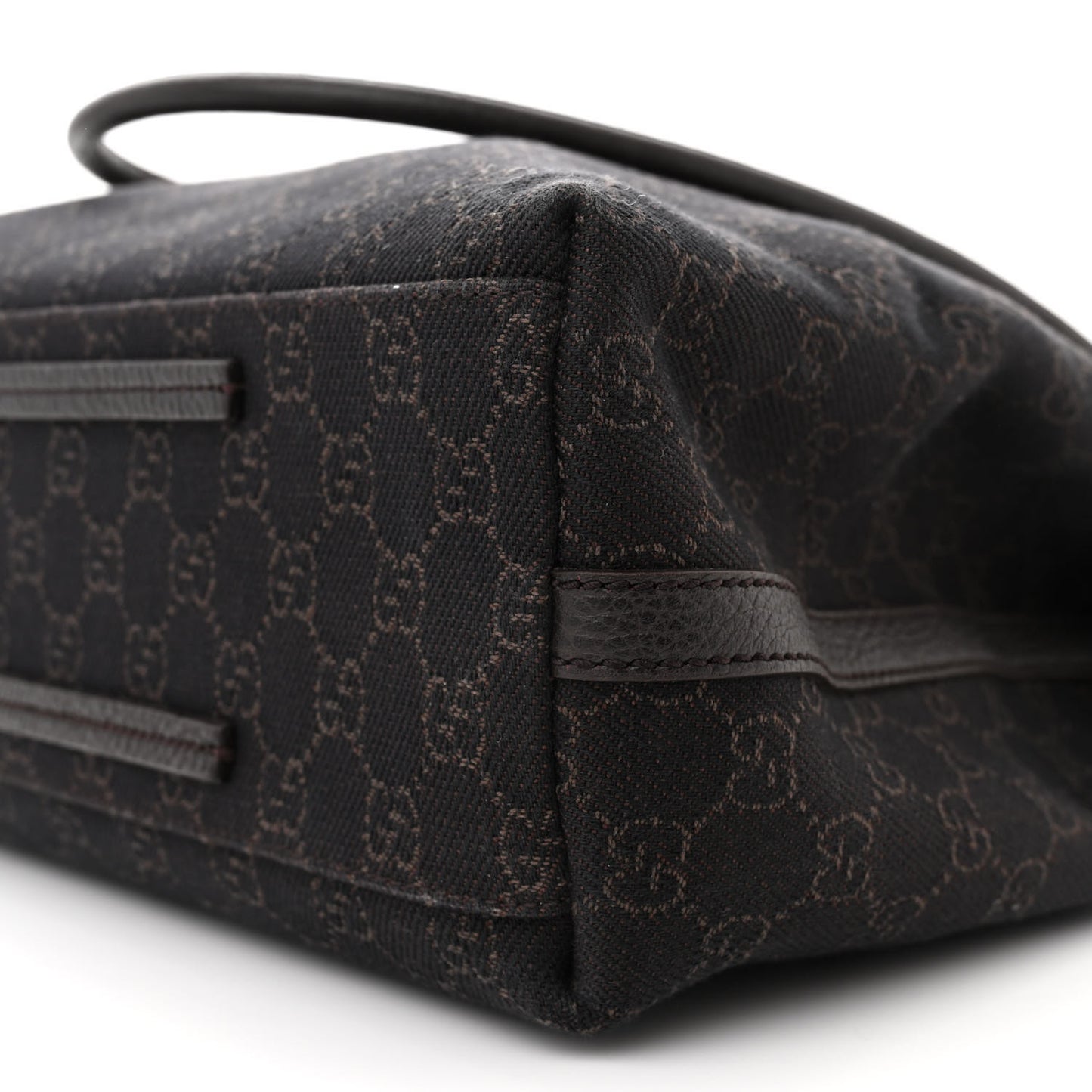 Canvas Monogram Gifford Shopping Tote Brown