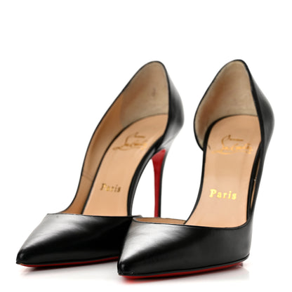 Christian Louboutin Shiny Nappa Iriza 100 Pumps 37 Black 4 of 11