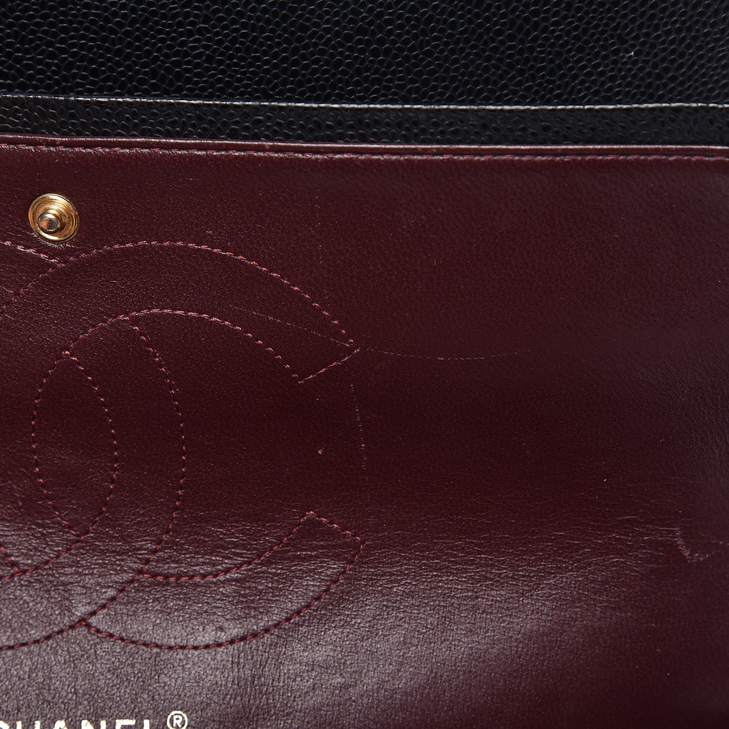 Chanel Caviar Quilted Jumbo Double Flap Black 8 of 11