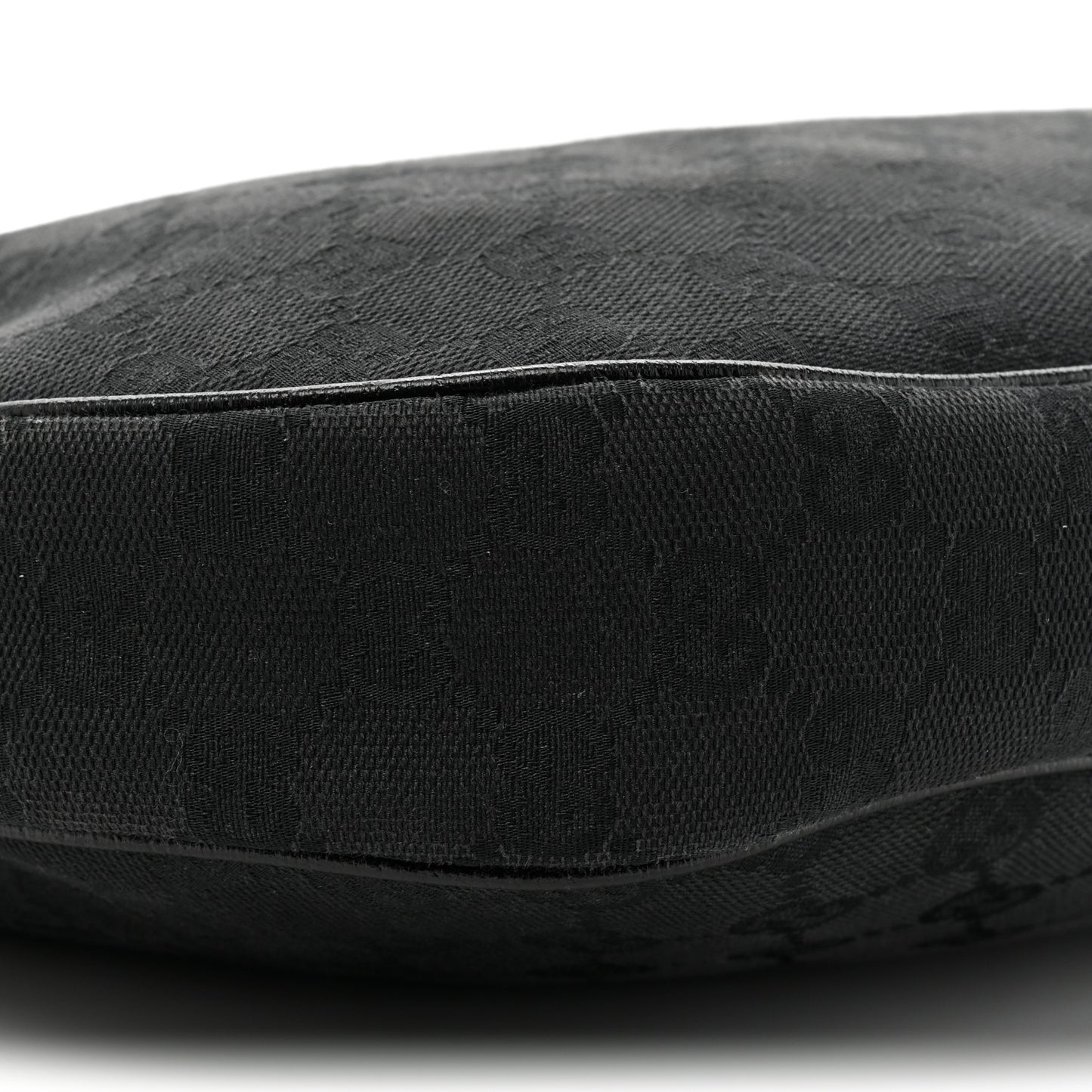 Monogram Medium Half Moon Hobo Black