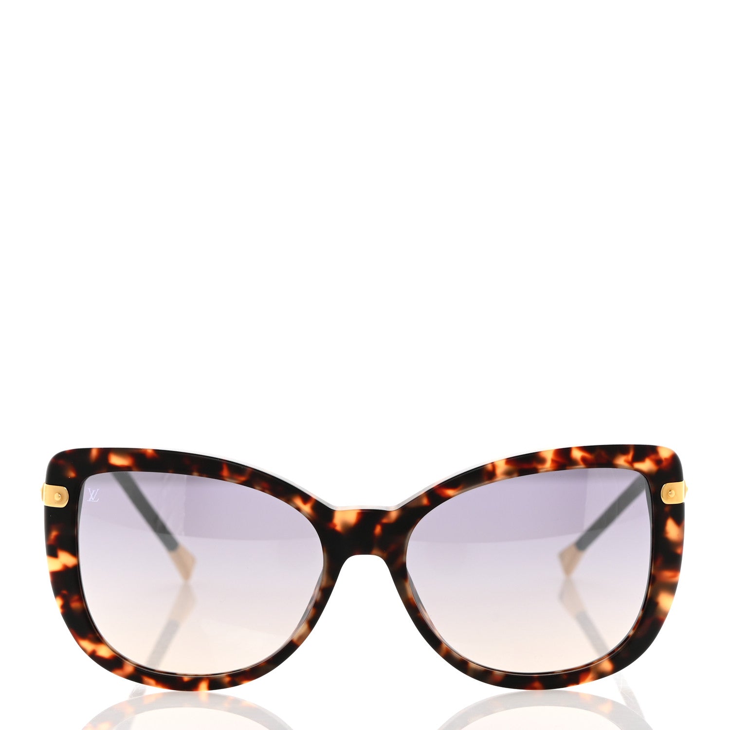 Louis Vuitton Acetate Monogram Charlotte Sunglasses Z0629E Dark Tortoise 2 of 8