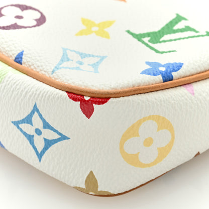 Louis Vuitton Monogram Multicolor Pochette Accessories White 8 of 8