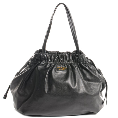 Prada Soft Calf Shopping Tote Nero Black 1 of 9