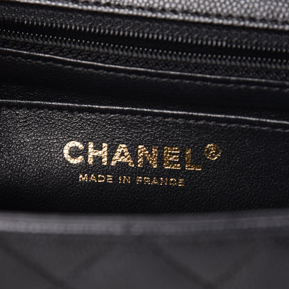 Chanel Caviar Quilted Mini Rectangular Flap Black 8 of 12