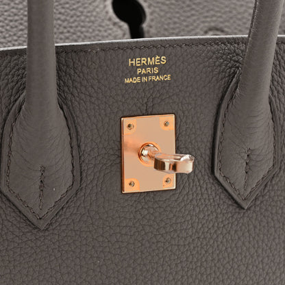 Hermes Togo Birkin 25 Etain 6 of 12