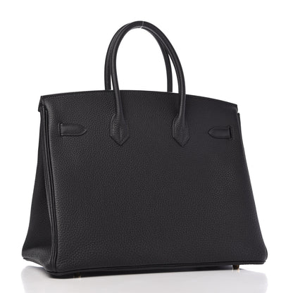 Hermes Togo Birkin 35 Black 3 of 11