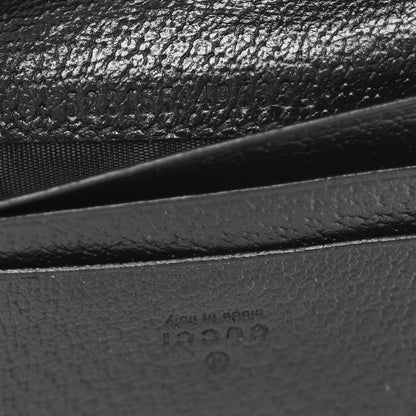 Gucci Calfskin Web Ophidia Card Case Black 7 of 9