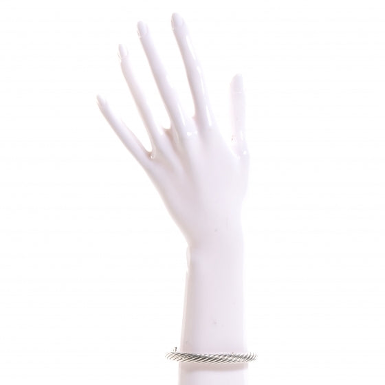 David Yurman Sterling Silver 14K Yellow Gold Blue Topaz 7mm Cable Classics Bracelet 2 of 6