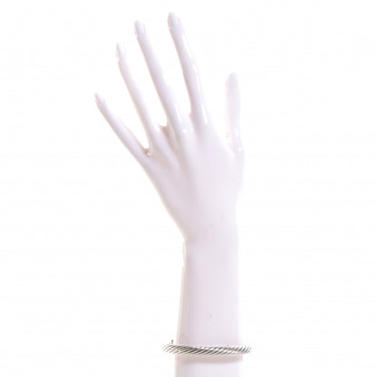 David Yurman Sterling Silver 14K Yellow Gold Blue Topaz 7mm Cable Classics Bracelet 2 of 6