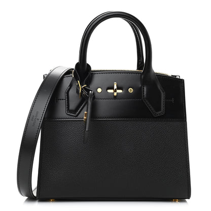 Louis Vuitton Calfskin City Steamer Mini Black 1 of 10