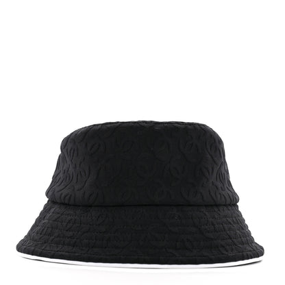 Chanel Mixed Fibers CC Bucket Hat M Black White 3 of 8