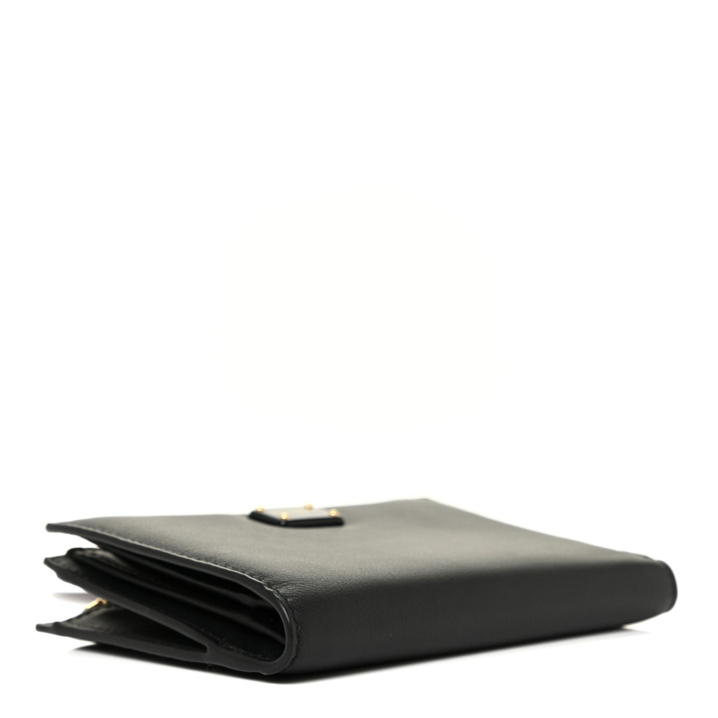 Calfskin Bi-Fold Wallet Black